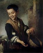 Bartolome Esteban Murillo Boy with A Dog oil